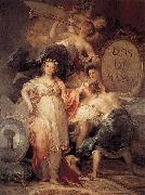 Francisco de Goya Allegory of the City of Madrid USA oil painting artist
